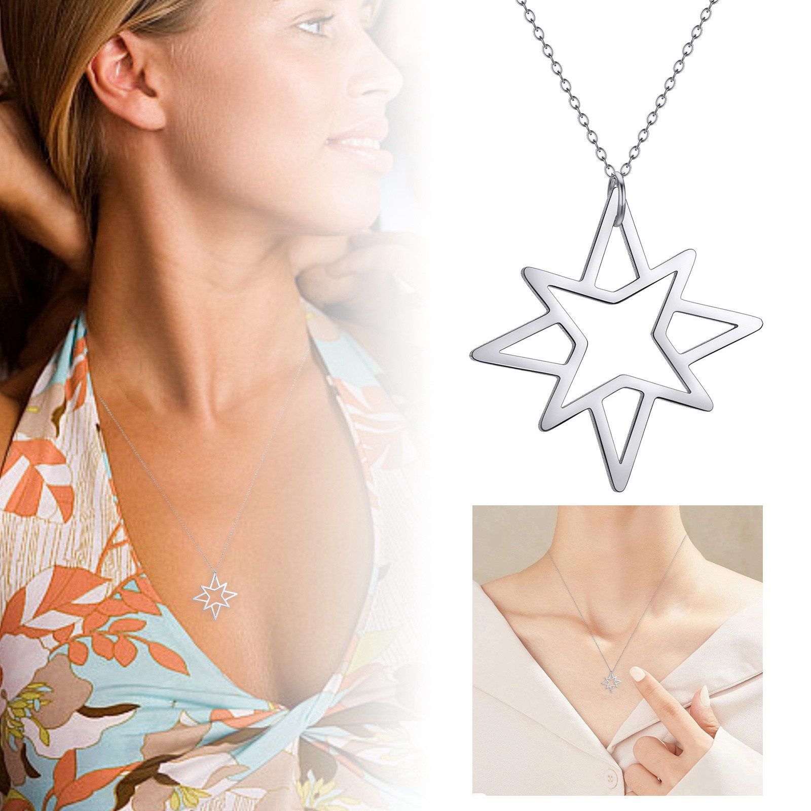thumbnail image 2 of Collar Colgante Geométrico Exquisito Collar para Mujer Un Regalo de Moda Perfecto Mostrando Gusto en Cada Detalle, 2 of 2